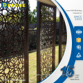 CNC metal engraved panel for fence,&screen with decorative metal fence panel